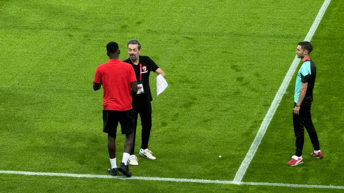 Dinamo - Farul, imagini înaintea partidei de pe Arena Națională