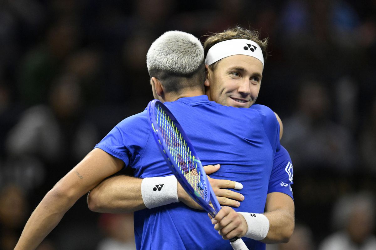 Echipa Lumii, triumfătoare pentru a 3-a oară în Laver Cup, după o nouă prestație excelentă a lui Taylor Fritz: „Vom deschide niște șampanii în vestiar”