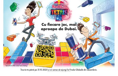Red Bull Tetris caută cel mai bun jucător din România: înscrierile sunt deschise!