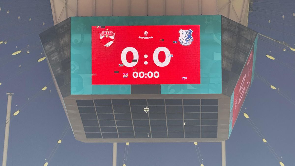 Dinamo - Farul, imagini înaintea partidei de pe Arena Națională