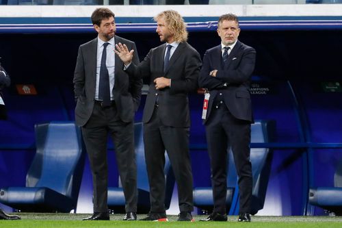Andrea Agnelli (stânga), Pavel Nedved (centru). FOTO: Imago