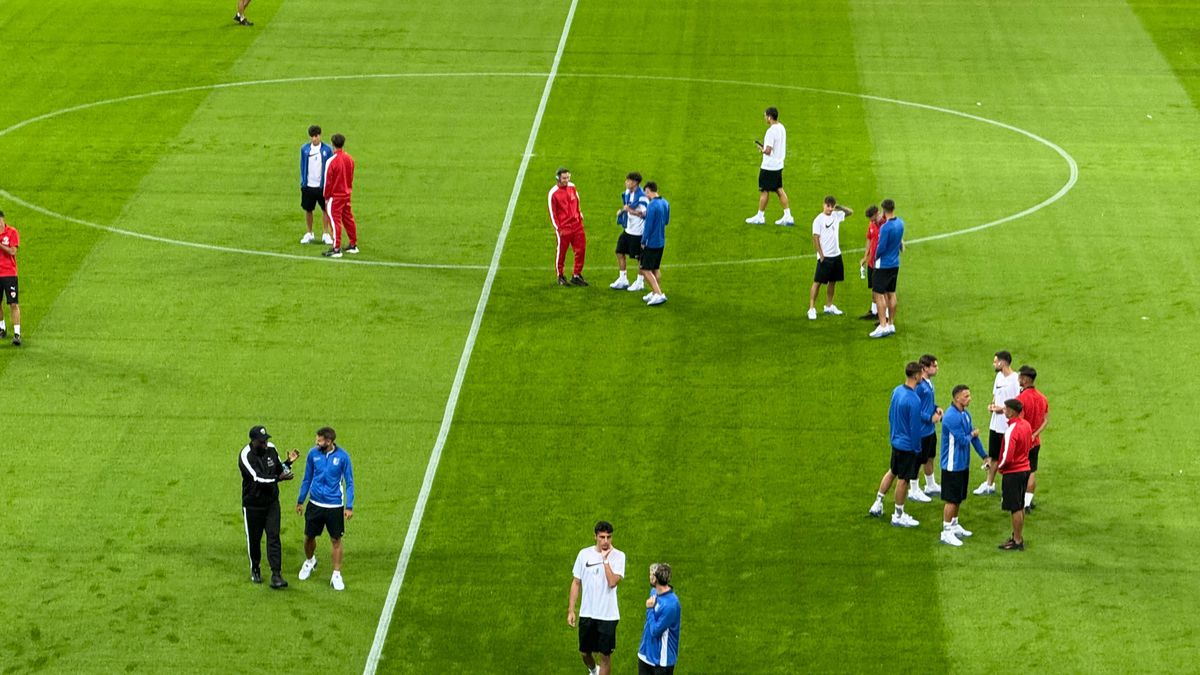 Dinamo - Farul, imagini înaintea partidei de pe Arena Națională