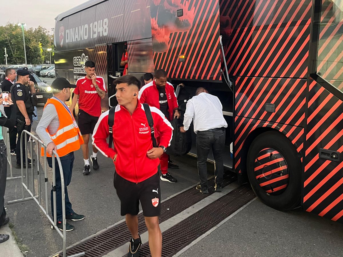 Dinamo - Farul, imagini înaintea partidei de pe Arena Națională