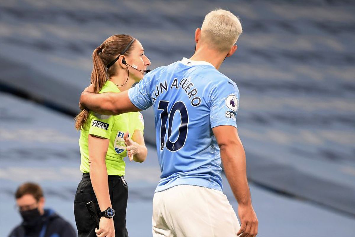 S-a decis! Ce se întâmplă cu Sergio Aguero, după incidentul cu arbitra din Manchester City - Arsenal