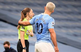 S-a decis! Ce se întâmplă cu Sergio Aguero, după incidentul cu arbitra din Manchester City - Arsenal