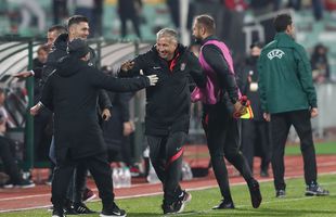 ȚSKA Sofia - CFR Cluj 0-2. VIDEO Dan Petrescu jubilează: „A fost o victorie mare! În campionatul românesc nu avem așa adversari”