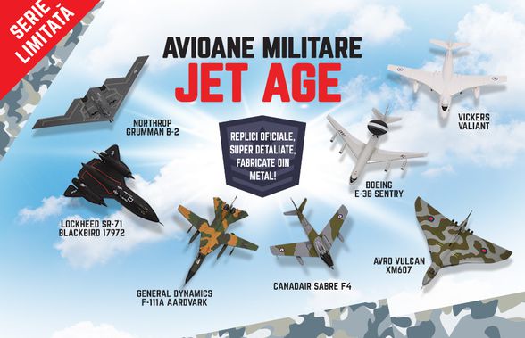 Avioane militare Jet Age, la chioșcurile de ziare