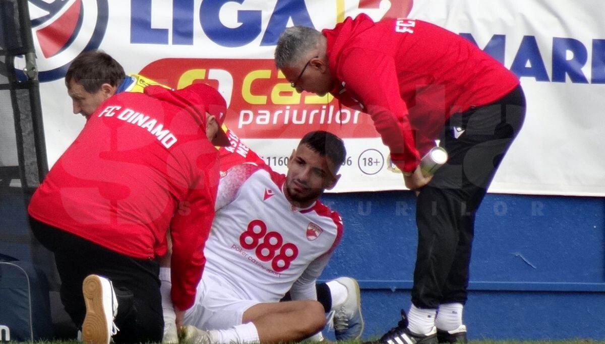 FOTO Metaloglobus - Dinamo, accidentare Bordușanu 22.10.2022