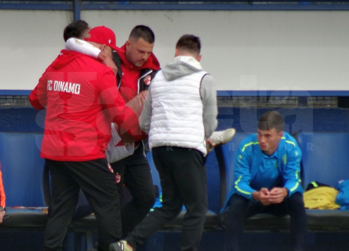 FOTO Metaloglobus - Dinamo, accidentare Bordușanu 22.10.2022