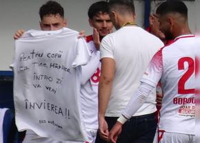Moment emoționant după golul dinamovistului Bani: „Pentru copii ca tine, Măriuca, într-o zi va veni învierea!”