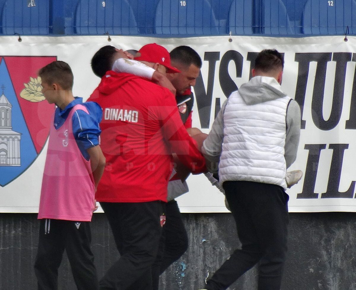 FOTO Metaloglobus - Dinamo, accidentare Bordușanu 22.10.2022