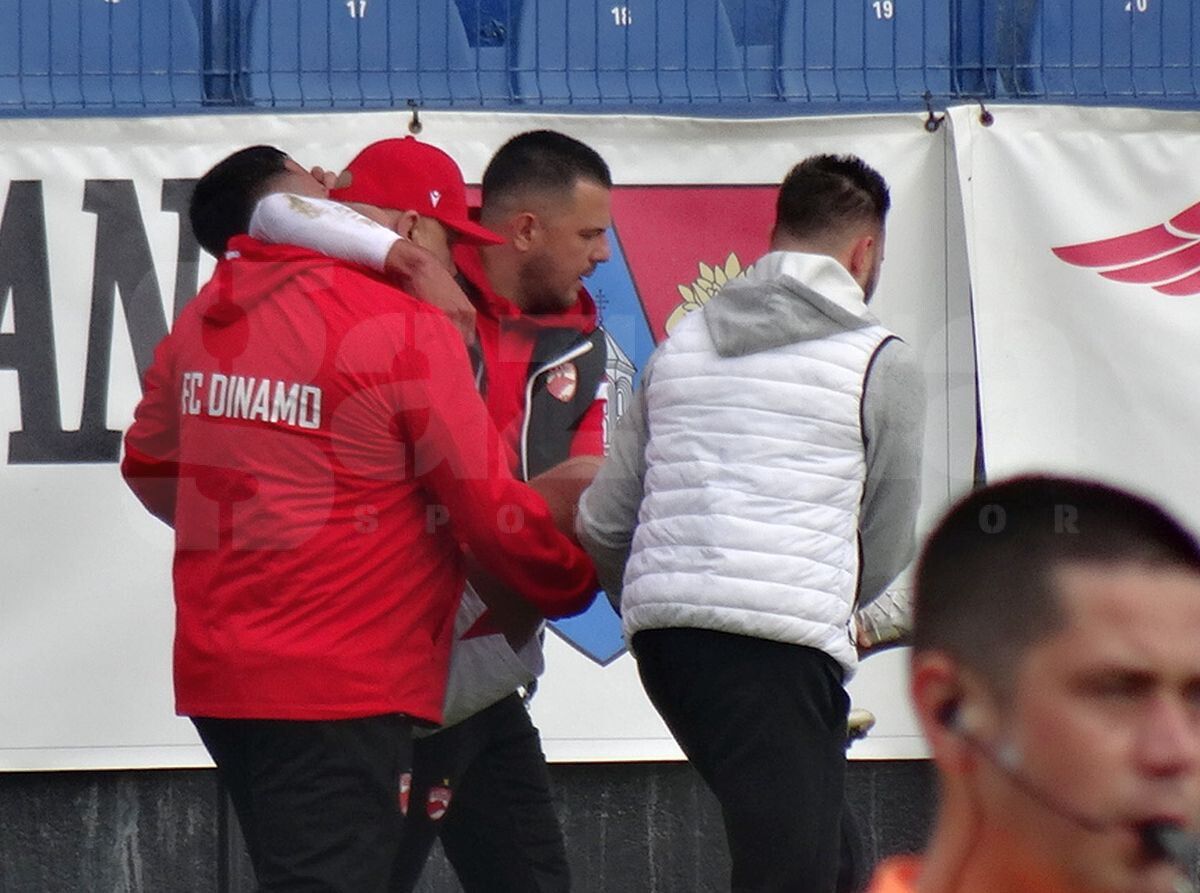 FOTO Metaloglobus - Dinamo, accidentare Bordușanu 22.10.2022