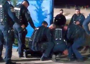 Intervenție în forță la finalul meciului din Superligă » Ultras pus la pământ și încătușat de jandarmi: de la ce ar fi pornit totul