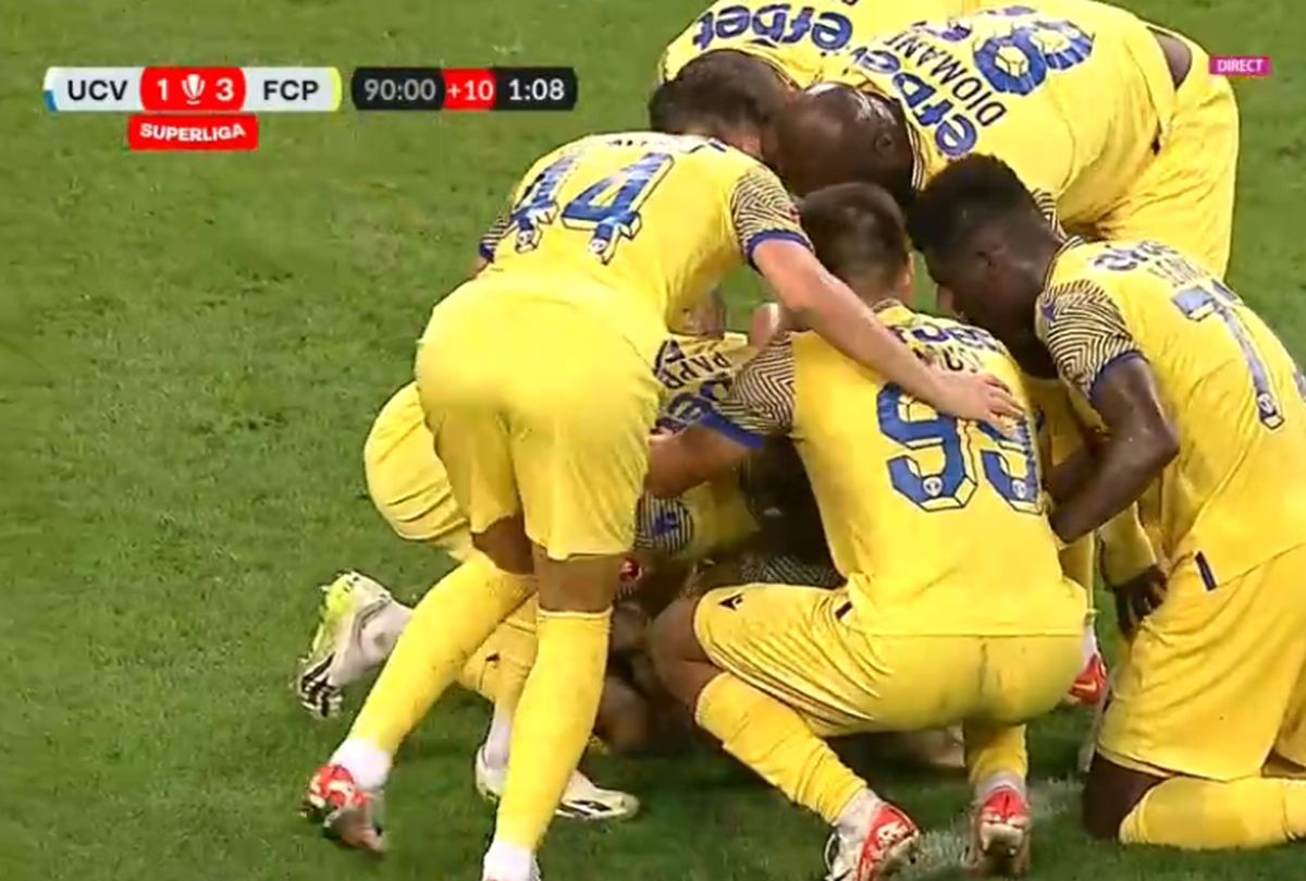 Marian Huja, gol în CSU Craiova - Petrolul