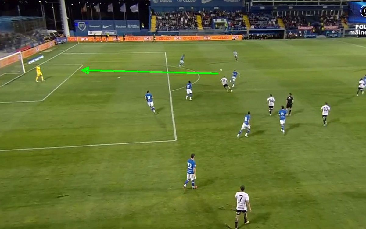 Gică Hagi a găsit vinovatul pentru golul luat de Farul cu U Cluj: „Doar el a greșit”