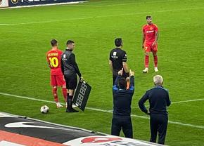 De ce a fost înlocuit Florinel Coman în prima repriză din FCSB - FC Voluntari