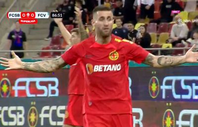 Fază ÎNCINSĂ în ultimele minute » FCSB a cerut penalty! Mingea l-a lovit în mână, dar arbitrii n-au vrut să audă: „E ditamai hențul!”
