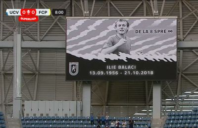 Ilie Balaci, omagiat în minutul 8 din Universitatea Craiova - Petrolul » Momente emoționante pe „Oblemenco”