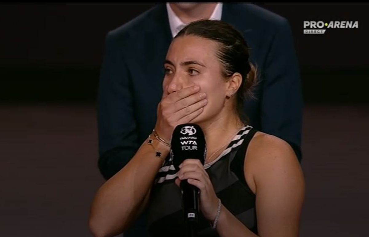 Gabriela Ruse, în lacrimi după finala pierdută la Transylvania Open