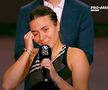 Gabriela Ruse, în lacrimi după finala pierdută la Transylvania Open / FOTO: capturi TV @Pro Arena
