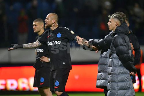 Denis Alibec a intrat în conflict cu suporterii FCSB după eșecul cu Metaloglobus / Foto: Cristi Preda GSP