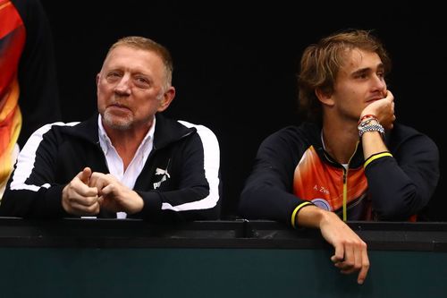 Boris Becker și Alexander Zverev în 2023 Foto: Imago Images