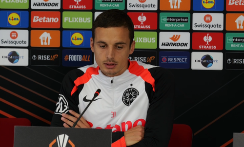 Juri Cisotti, prezent la conferința de presă premergătoare meciului cu Bologna