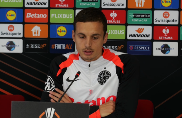 Juri Cisotti, mijlocașul FCSB-ului, nu este deloc impresionat de Bologna: „E un adversar ca oricare altul”