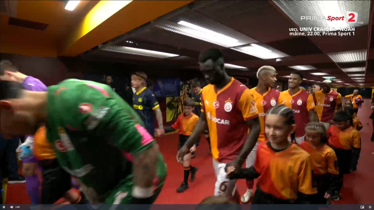 Scenografie pro-Palestina la Galatasaray - Bodo Glimt