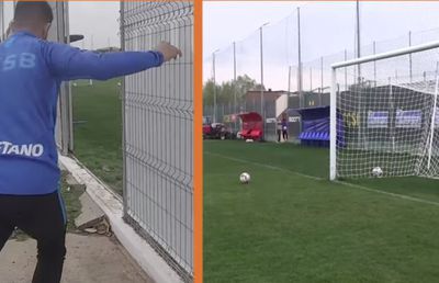 FCSB // VIDEO Ionuț Vînă și Cristi Manea, goluri FABULOASE » Au marcat din afara terenului, dintr-un unghi imposibil!