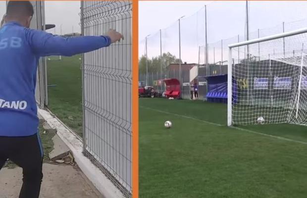 FCSB // VIDEO Ionuț Vînă și Cristi Manea, goluri FABULOASE » Au marcat din afara terenului, dintr-un unghi imposibil!