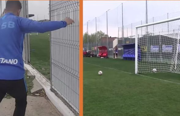 FCSB // VIDEO Ionuț Vînă și Cristi Manea, goluri FABULOASE » Au marcat din afara terenului, dintr-un unghi imposibil!