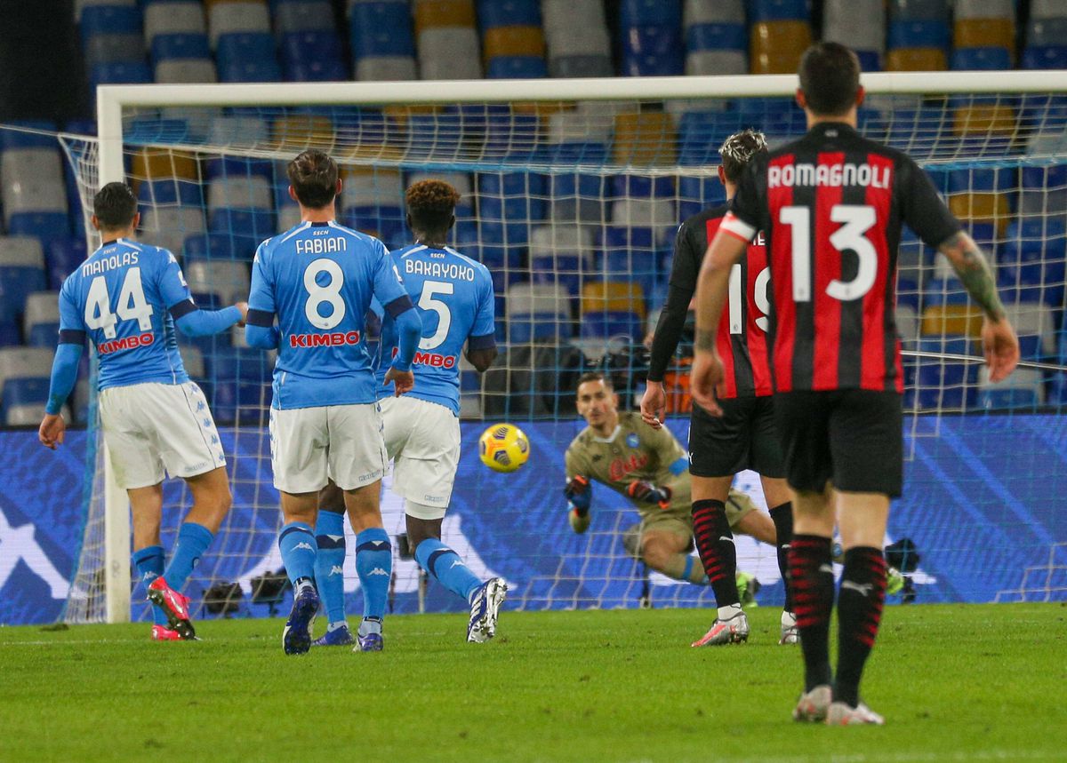 Napoli - AC Milan 1-3 » Ibrahimovic, one-man show pe San Paolo! Zlatan își duce echipa înapoi pe locul 1