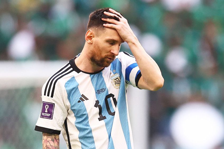 Lionel Messi, în Argentina - Arabia Saudită // sursă foto: Imago Images