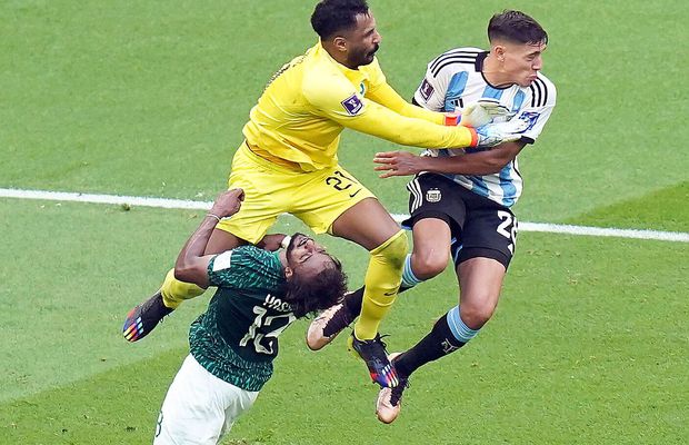 Fază îngrozitoare, în ultimele minute din Argentina - Arabia Saudită! Semne disperate către medici