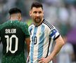 Argentina - Arabia Saudită 1-2 | Naționala lui Leo Messi (35 de ani) a pierdut prima partidă de la Campionatul Mondial, suferind o umilință istorică.