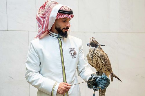 Saleh Al-Shehri la sosirea în Qatar / foto: https://www.instagrasaleh_alshehri11/
