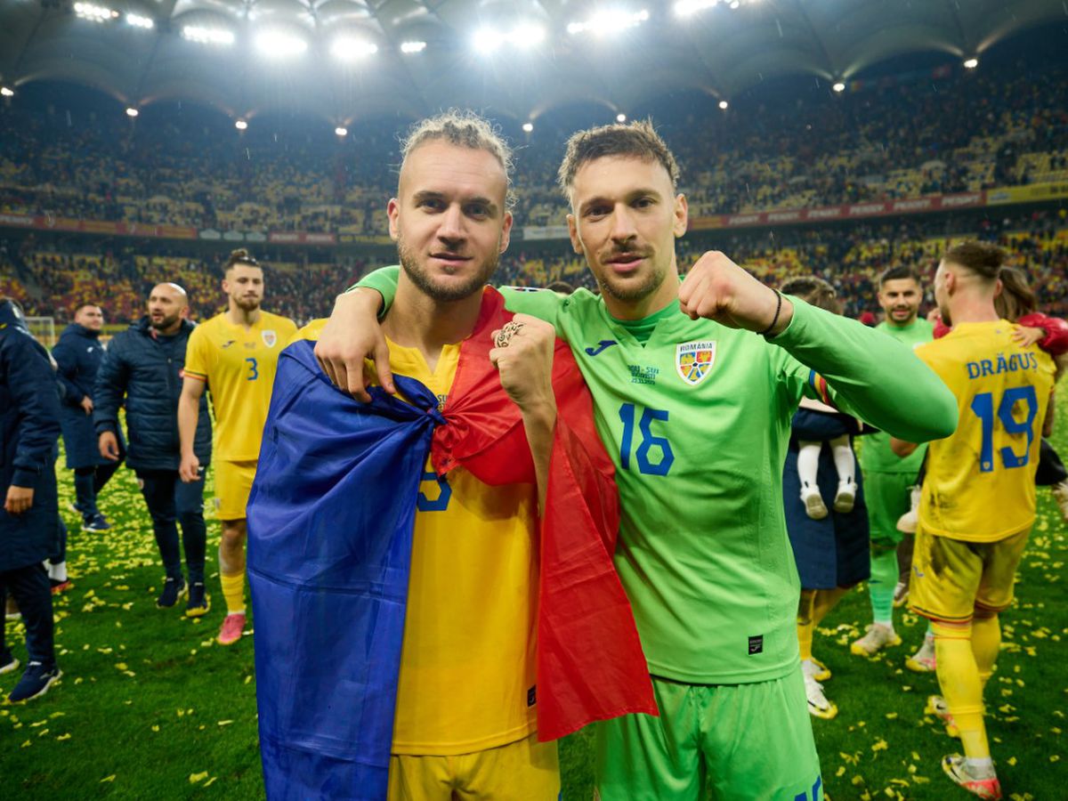 Sărbătoare pe teren după calificarea României la EURO 2024