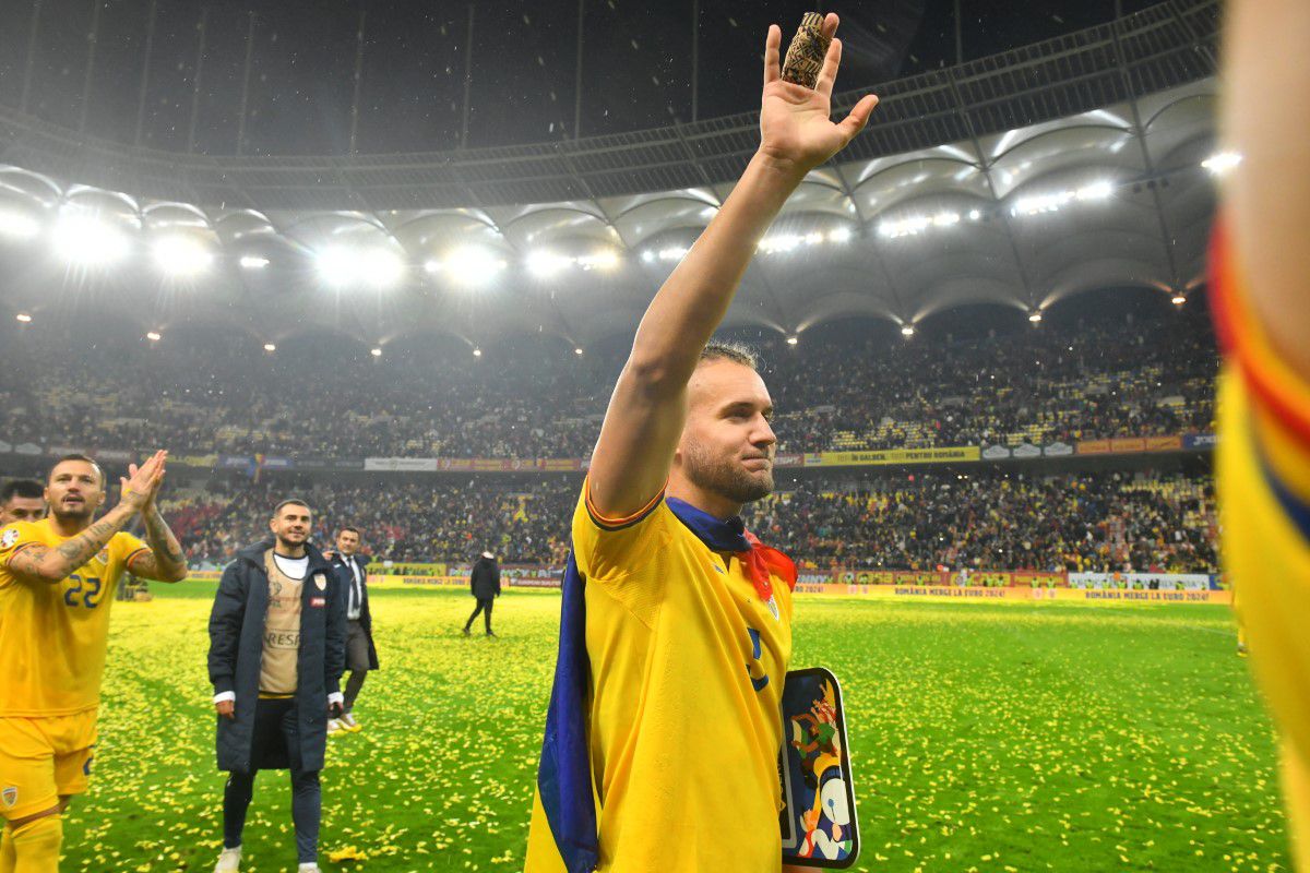 Sărbătoare pe teren după calificarea României la EURO 2024