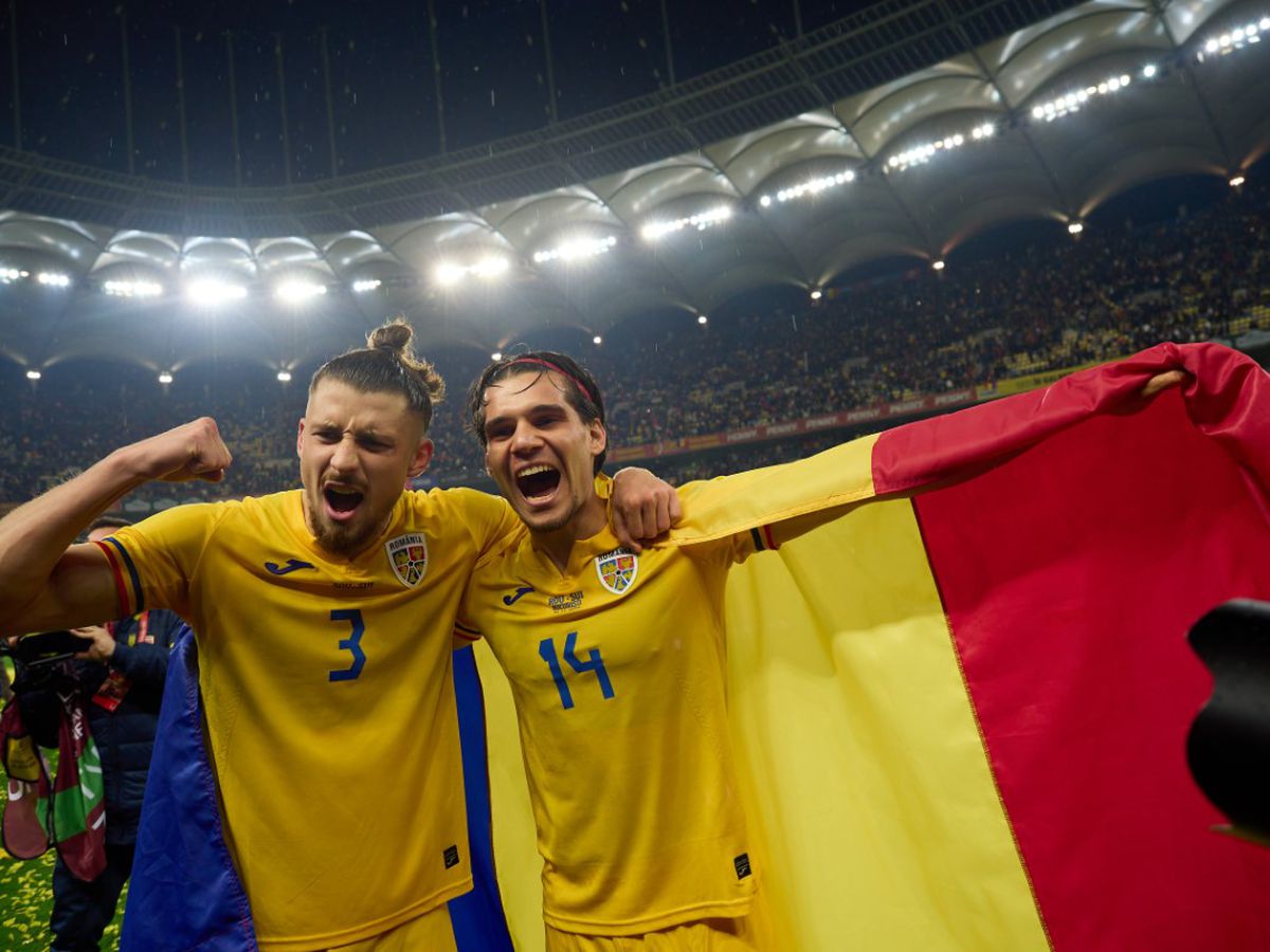 Sărbătoare pe teren după calificarea României la EURO 2024