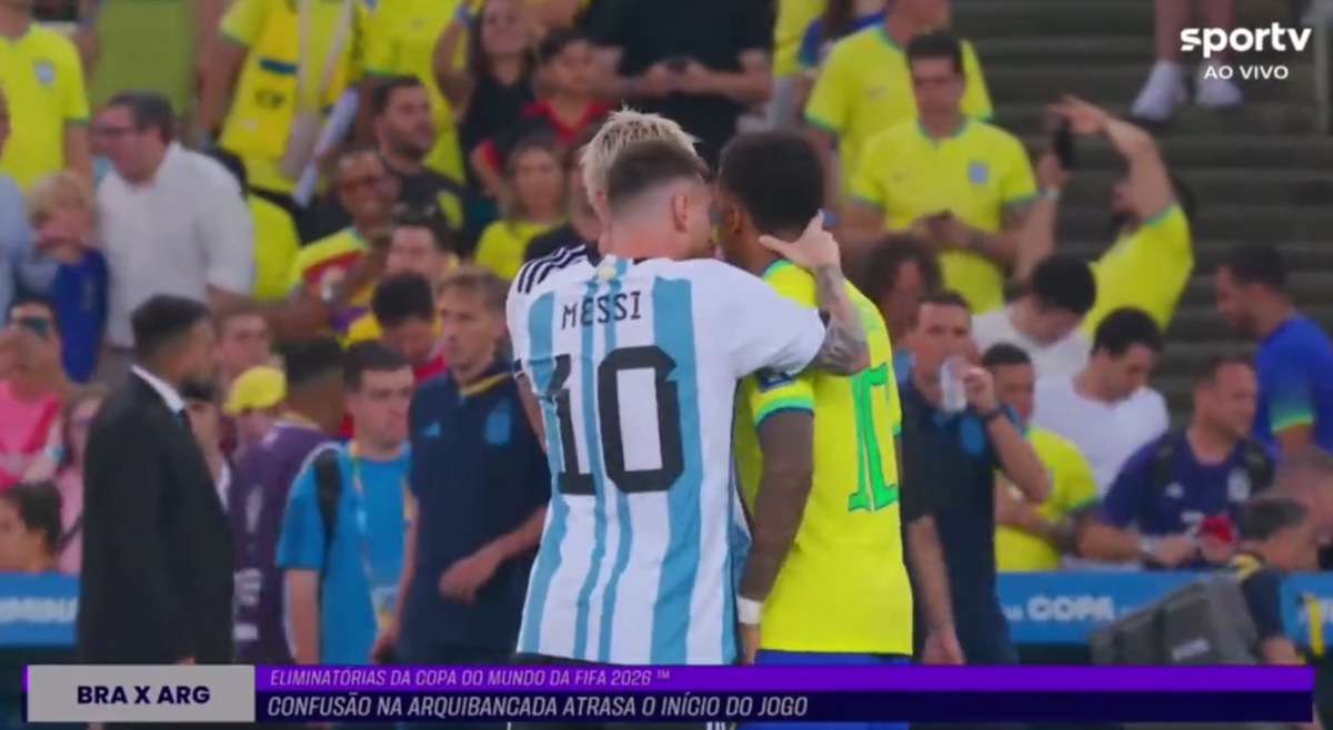 Scene violente la Brazilia - Argentina!