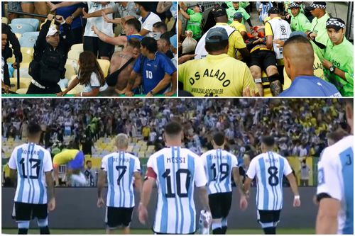 Scene violente la Brazilia - Argentina! Messi a scos echipa de pe teren. Foto: Guliver/GettyImages