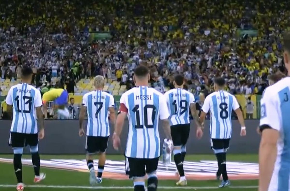 Scene violente la Brazilia - Argentina!