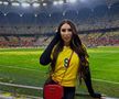 Cum a apărut fiica cea mică a Anamariei Prodan în tribune, la România – Elveția. Geanta scumpă pe care a afișat-o