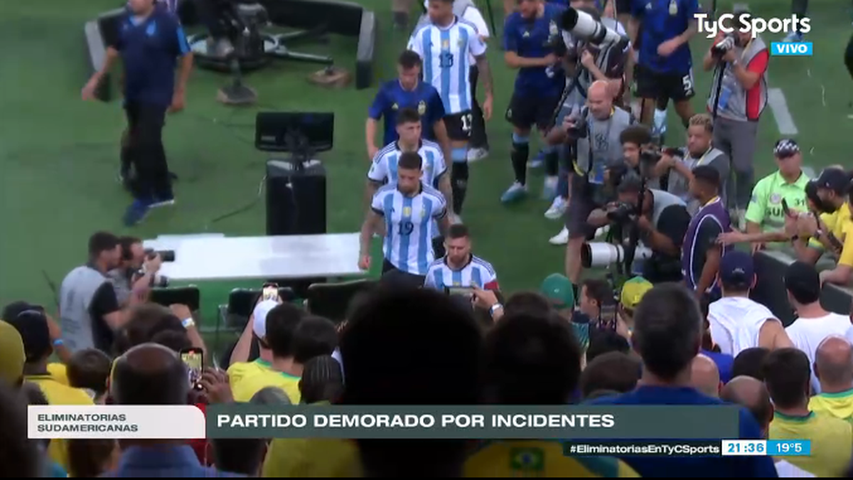 Scene violente la Brazilia - Argentina!