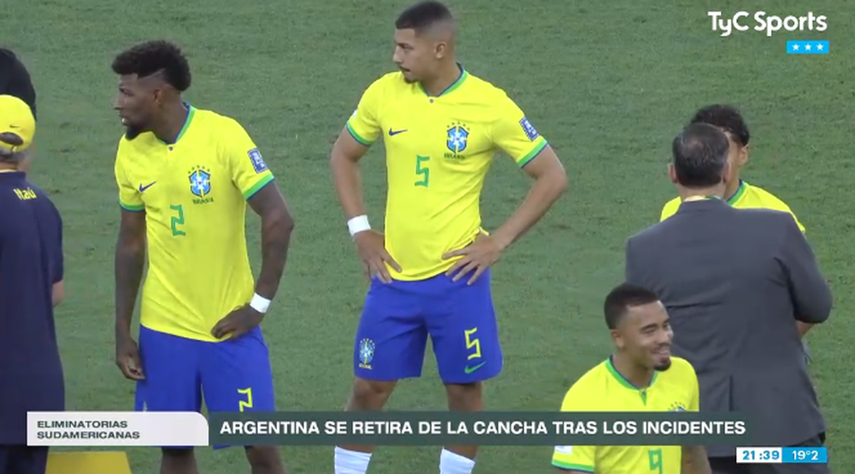 Scene violente la Brazilia - Argentina!