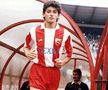 În tricoul Stelei Roșii, înainte de un derby pe fosta ”Marakana” belgrădeană