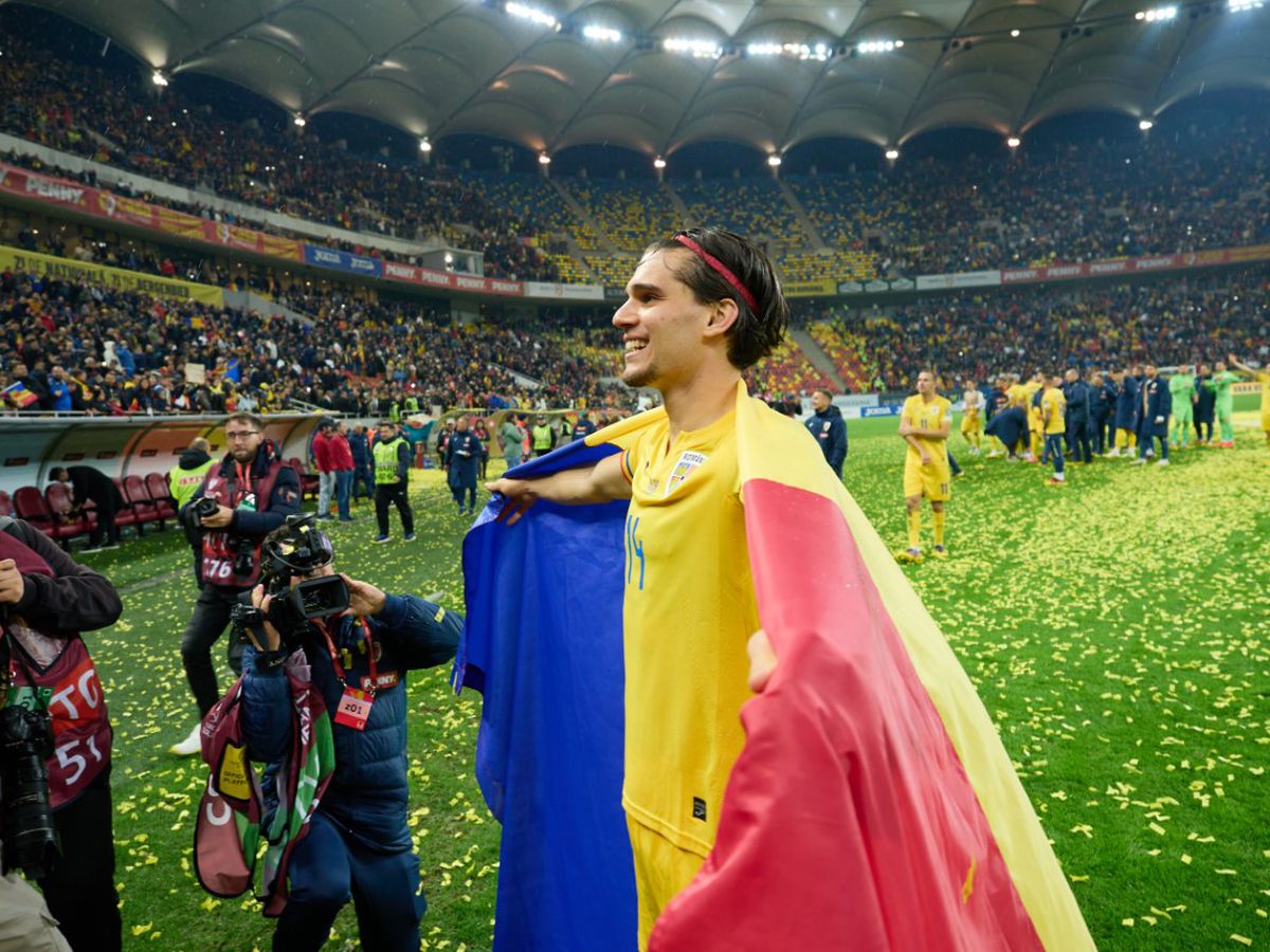 Sărbătoare pe teren după calificarea României la EURO 2024