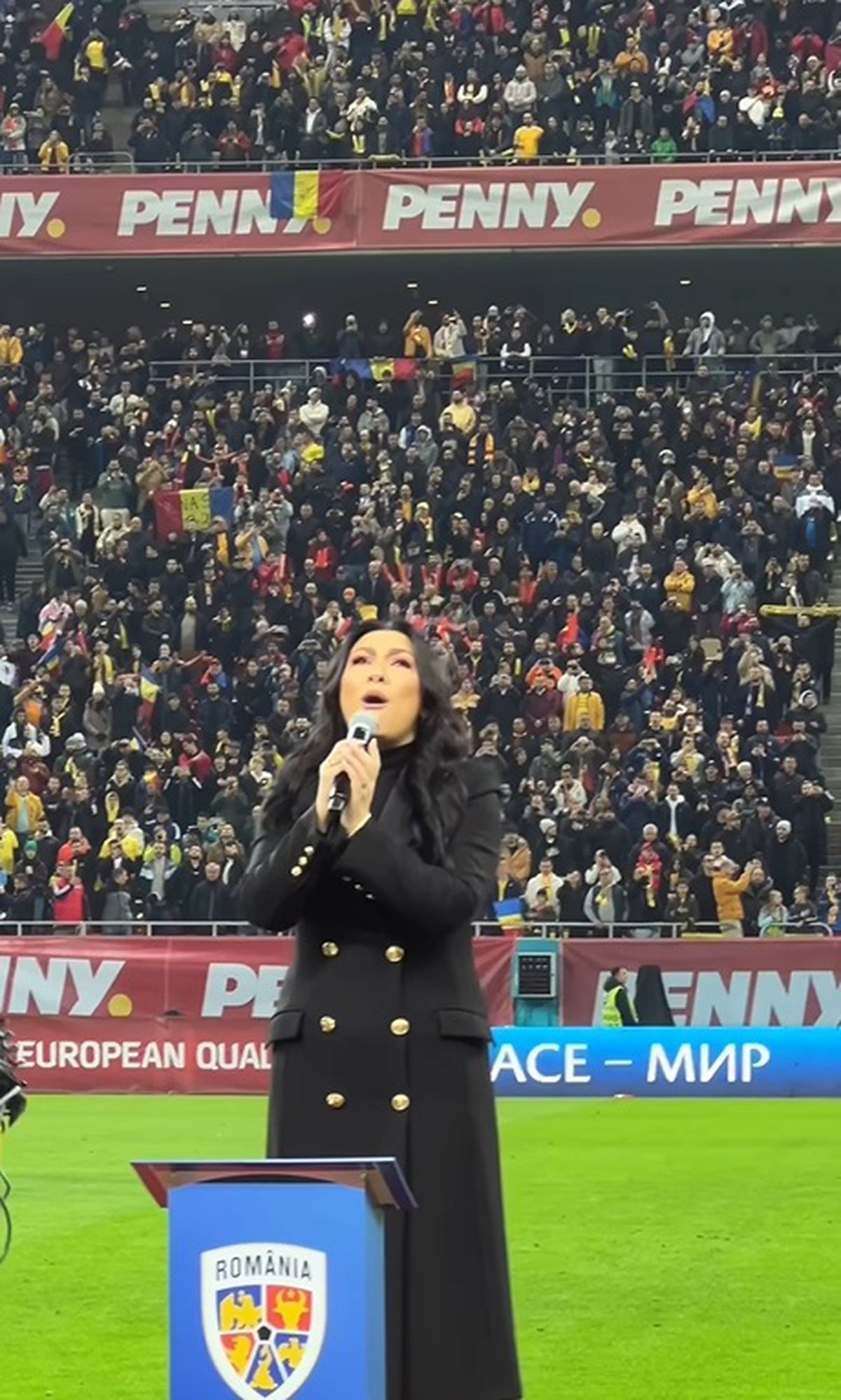 Sarah Dumitrescu - stadion România - Elveția