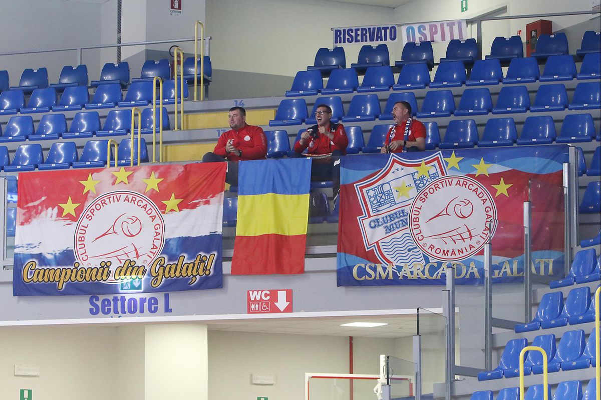 Arcada Galați a debutat cu o înfrângere în grupele Ligii Campionilor